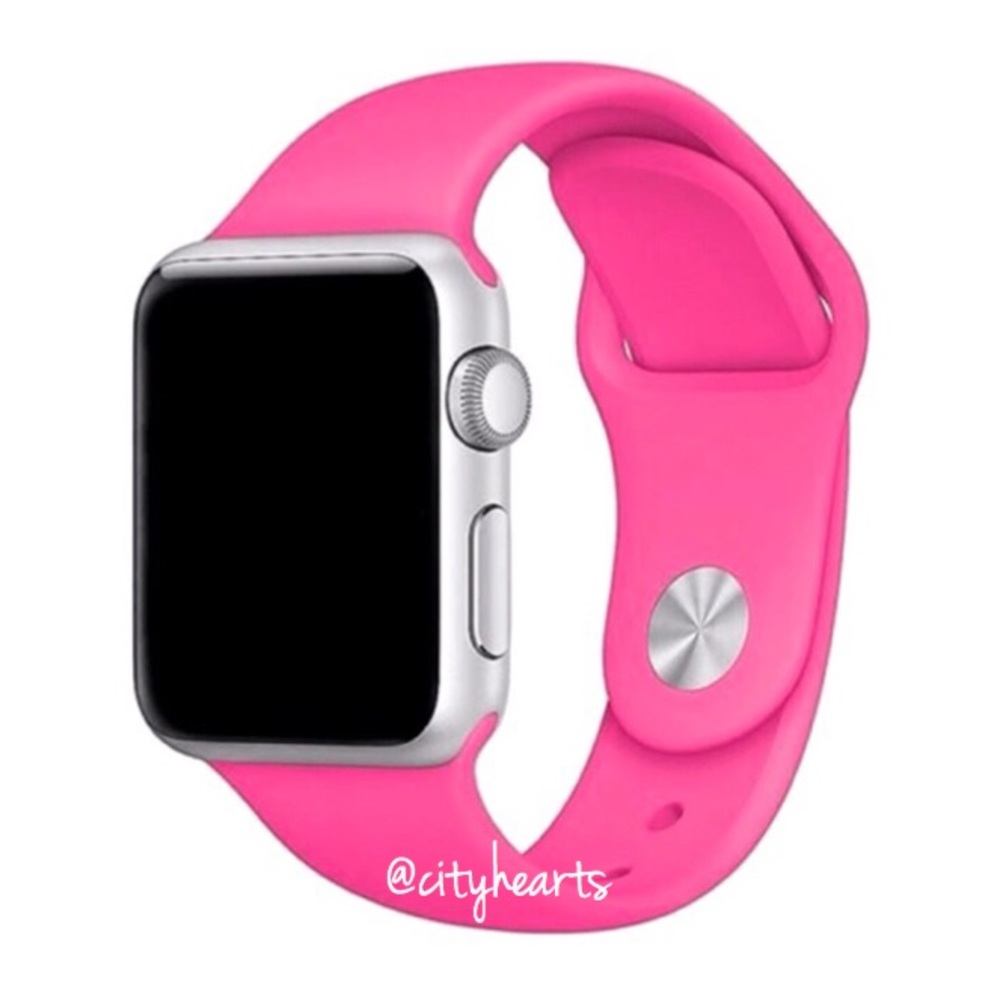 NEW Hot Barbie Pink Apple Watch Sport Band
